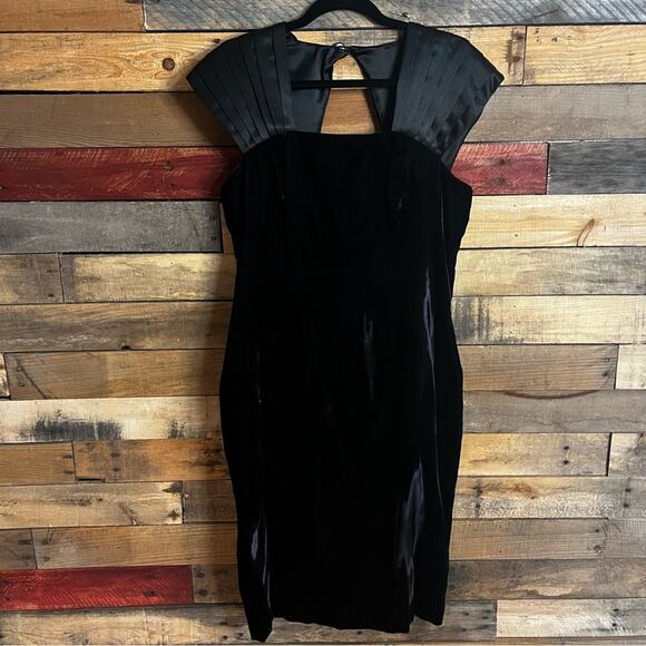 Kathi Lee For Plaza South Velvet Dress Size 10 - Picture 1 of 11